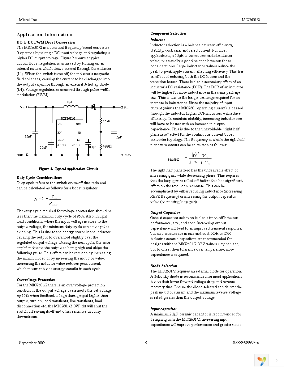 MIC2601YML TR Page 9